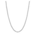 thumbnail image 1 of La moda de las mujeres de 18 pulgadas de acero inoxidable collar de plata cadena de cuello sin colgante de plata collar de cadena para las mujeres, 1 of 8