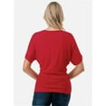 thumbnail image 3 of Womens Super Comfy Boat Neck Dolman Top Shirt, 3 of 4