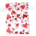 thumbnail image 4 of 100 piezas Amor Bolsos de Brillante Fiestas de Casamiento de Tela Obsequios de Cordón Colcomx Bolsa de joyería con cordón, 4 of 8