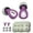 Purple, variant on Ear Plugs for Sleeping Noise Cancelling,Soft Silicone Reusable Ear Plugs for Noise Reduction,High-Fidelity Hearing Protection,Customizable Fit for Sleep,Deep Focus,Concerts & Travel