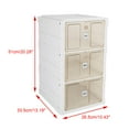 Shoes Box Installationfree Organizer Containers Drawer with Lids