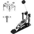 thumbnail image 1 of Pédale de Grosse Caisse, Pédale à Double Chaîne avec Ressort et Angle de Batteur Réglables, Pédale en Métal Robuste avec Base Antidérapante, Compati, 1 of 7