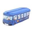 thumbnail image 2 of Gumesh Plush Cartoon Makeup Bag - Multiuse Soft Fuzzy Cosmetic Pouch for Women, Large Travel Toiletry Bag, Cute Pencil Case, Gift Idea (Red), 2 of 6
