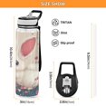 thumbnail image 3 of Sports Water Bottle 1000ML Tritan Food Grade Clear Water Bottle Fitness Outdoor Sports Bike Flower Cartoon Rabbit, 3 of 7
