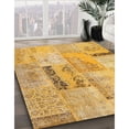 thumbnail image 3 of Ahgly Company Machine Washable Indoor Square Contemporary Orange Area Rugs, 4' Square, 3 of 7
