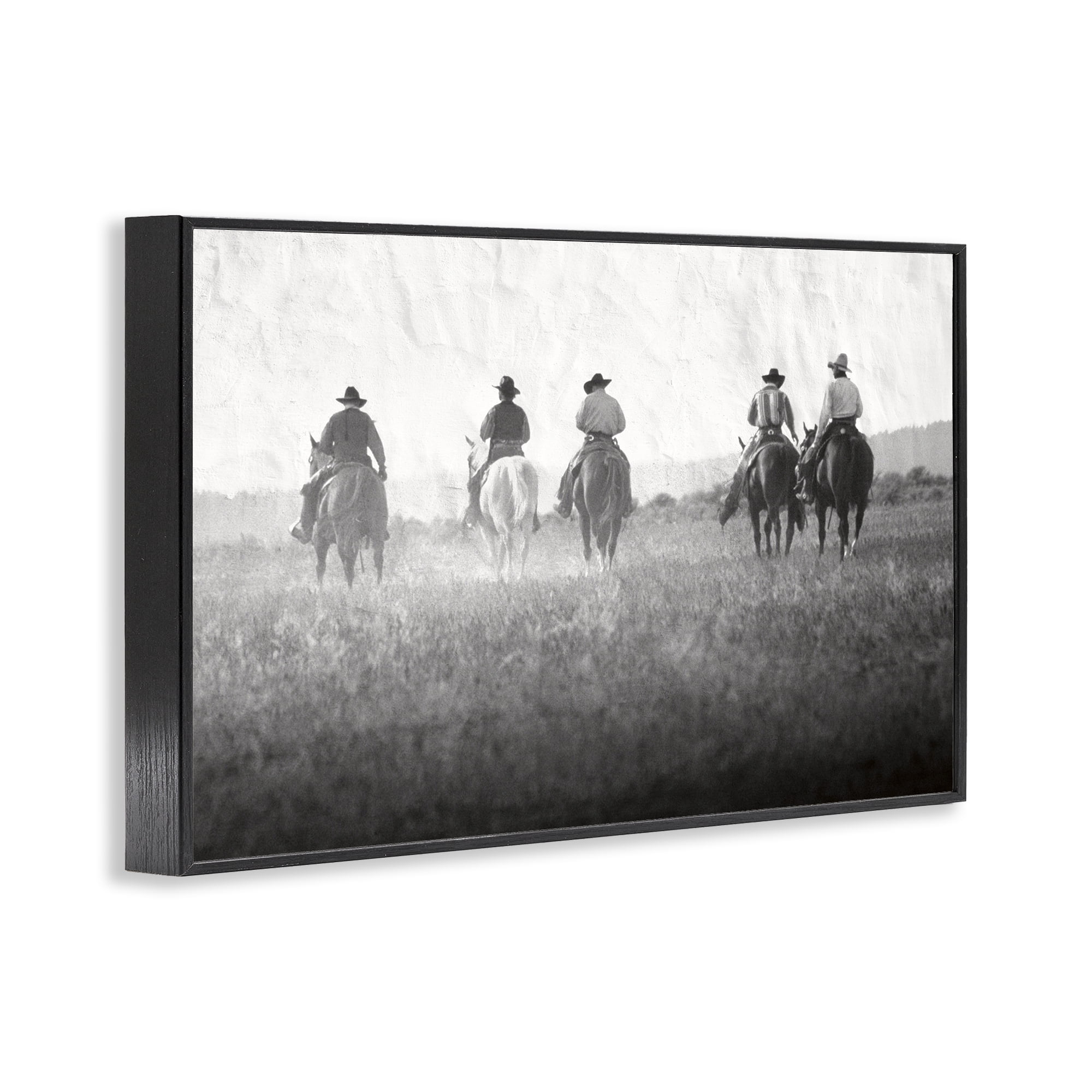Stupell Industries Riding Toward The Horizon Black Framed Giclee Art, design by Superstock
