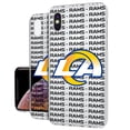 thumbnail image 2 of Los Angeles Rams iPhone Clear Text Backdrop Design Case, 2 of 4