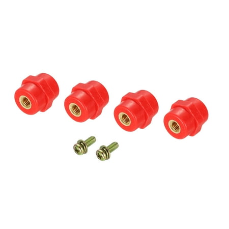 

Insulator 4pcs SM20 High Strength Standoff Insulators with M6 Screw for Power Distribution Cabinet