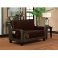 thumbnail image 2 of Classic Reversible Quilted Waterproof Furniture Protector Diamond Design (Loveseat, Bronze/Brown), 2 of 2
