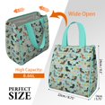 thumbnail image 3 of Dachshund Dog and Pizza Insulated Lunch Bag for Women & Adults,Large Portable Soft Cooler Lunch Bag,Thermal Food Storage Tote with Pearl Cotton,8.66L,8.75x5.75x9.5 Inch, 3 of 6