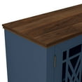 thumbnail image 5 of FESTIVO 38" Vintage Style Wood Kitchen Accent Buffet Sideboard Cabinet - Navy, 5 of 5