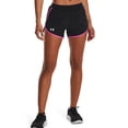 thumbnail image 1 of Shorts para correr Fly By 2.0 para mujer de Under Armour, negro y rosa, talla 3XL, 1 of 8