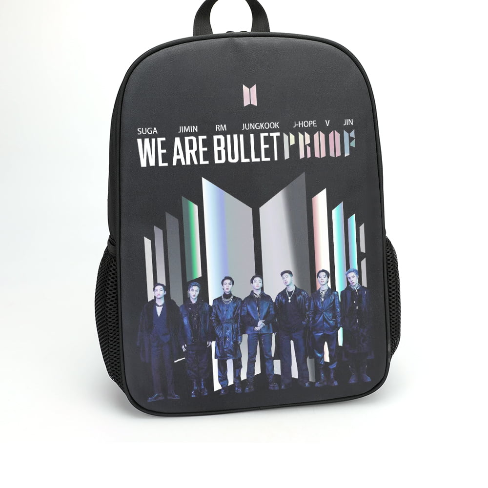 Yongshida Kpop Fashion BTS Backpack Colleage Bookbag School Bag  Jimin Suga Jin Jhope RM jung kook V Fans Casual Daypack BTS Merchandise