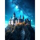 thumbnail image 3 of Pintura de diamante 5D del castillo de Hogwarts de Harry Potter, mundo mágico, punto de cruz, escuela mágica, búho, paisaje, mosaico, decoración del hogar, regalo, 3 of 5