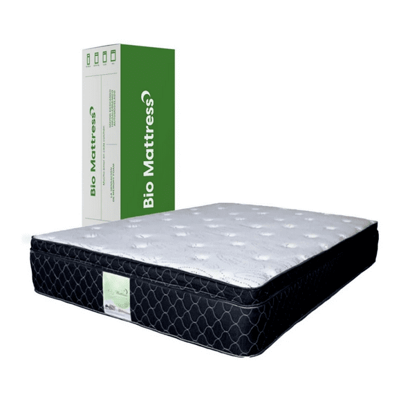 Colchón Matrimonial Bio Mattress de Resortes con Memory Foam Modelo Madrid