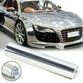 thumbnail image 1 of Chrome Car Sticker Vinyl Wrap Decal Roll Self adhesive Film 6x60 inch Practical, 1 of 8
