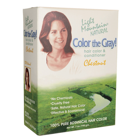 Light Mountain Color the Gray! Chestnut 7 oz Box