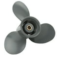 thumbnail image 1 of Marine Propeller, Reliale 58130-ZV4-010AH Aluminum Alloy Propeller Rustproof Strong  For Boat Accessories Replacement For Outboard 8-20HP Engine, 1 of 8