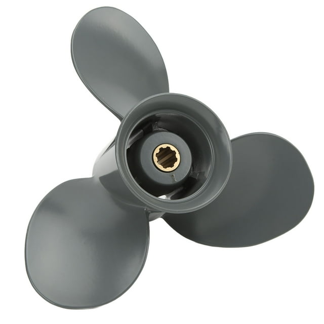 Marine Propeller, Reliale 58130-ZV4-010AH Aluminum Alloy Propeller Rustproof Strong For Boat Accessories Replacement For Outboard 8-20HP Engine