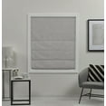 thumbnail image 5 of Exclusive Home Thermal Acadia Blackout Roman Shade, Silver, 31"x64", 5 of 15