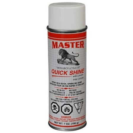 

Master Quick Shine - Instant Shoe Shine Spray - 7 ounce can