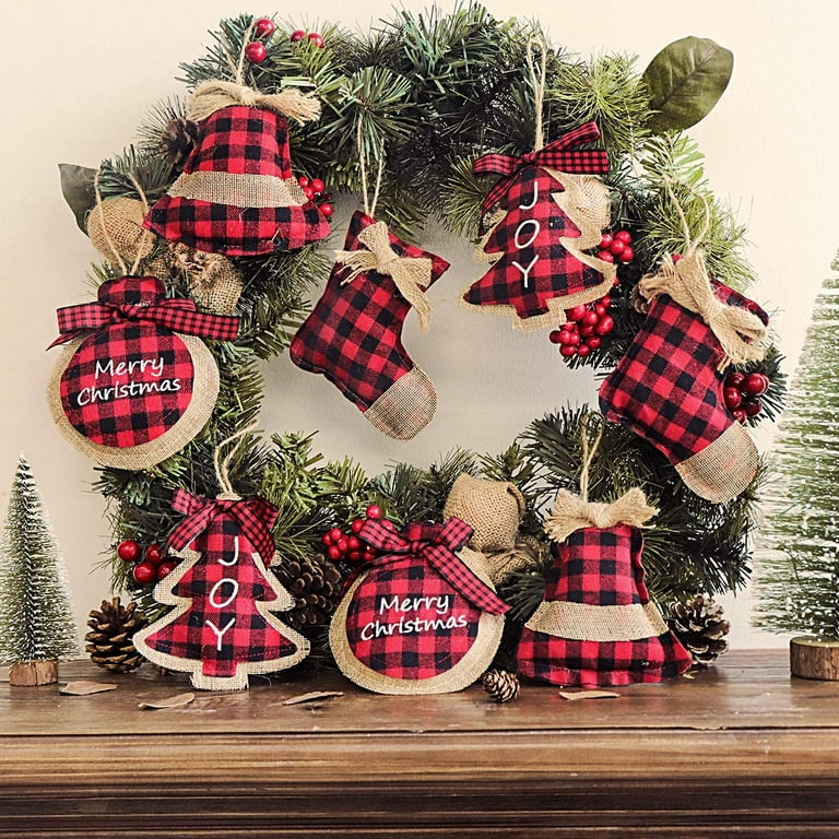 Buffalo Plaid Christmas Decor (Easy Red & Black Check Ideas)