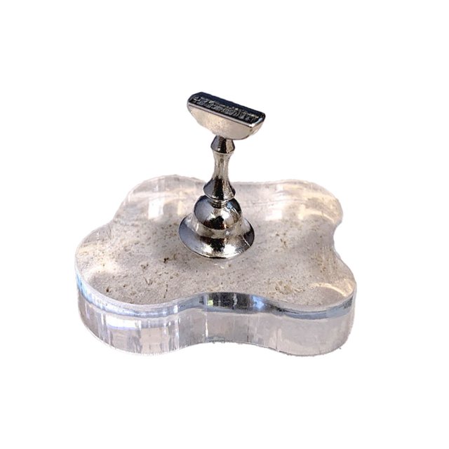 Flmtop Finger Stand Magnetic Tips Professional Nail Tool Nail Art Practice Display Stand for Nail Salon
