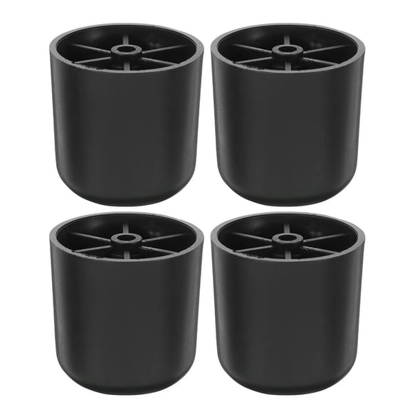 Zehuanyu  4 Pcs Chair Leg Extenders Telescopic Furniture Legs Cabinet Ceiling Black