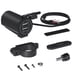 thumbnail image 1 of Speravity Doble USB Teléfono negro Cargadores de plástico Twin Iris Alta resistencia a baja temperatura Parte Motocicletas SUV Barcos Accesorios para motos, 1 of 6