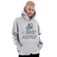 thumbnail image 4 of I Shoot People Camera Photography Pun Hoodie Sweatshirt Women Men Brisco Brands L, 4 of 6
