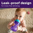 thumbnail image 2 of Vaso Antiderrame Philips AVENT My Grippy Spout Rosa/Morado 10oz Paquete de 2 SCF801/22, 2 of 3
