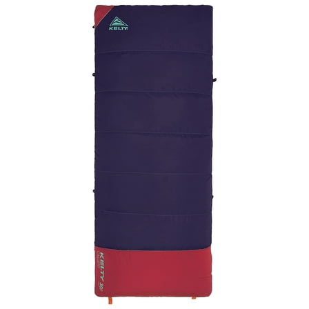 Camping-and-Hiking-Equipment Callisto Kids 30 Degree Synthetic Insulated Sleeping Bag, Soft Shell, Stuff Sack Included for Boys and Girls