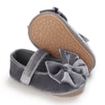 thumbnail image 7 of Yoyauz Baby Girl Mary Jane Shoes Anti Slip Rubber Sole Ballet Slippers Princess Dress Wedding Shoes Newborn Kids Shoes Toddler Shoes（0-12 Month）, 7 of 7