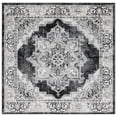 thumbnail image 2 of SAFAVIEH Brentwood Vesela Oriental Area Rug, Ivory/Black, 6'7" x 6'7" Square, 2 of 12
