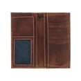 thumbnail image 3 of Wrangler  Leather Checkbook Cover Pocket Secretary Wallet (Men), 3 of 3