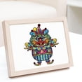thumbnail image 4 of Rompecabezas De Madera Payaso Piezas De Rompecabezas De Forma Irregular Únicas Rompecabezas De Madera En Forma De Animal Para Adultos Niños Colección De Juegos Familiares Regalo Moyic HA037538-00, 4 of 6