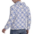 thumbnail image 6 of Salouo Plaid Flowers Pattern Men's Fall Hoodie Sweatshirt,Sport Hoodie with Pockets for Men Pullover Casual Hooded Sweatshirt-Large, 6 of 7