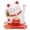 White, variant on M Buder Wealth Welcoming Cat Solar Powered Cute Lucky Fortune Cat with Waving Arm for Home Office Car Dashboard Desk Decoration Figurine Ornament (White Variant 2.6x2.8x3.1 inches / 6.5x7x8 cm)