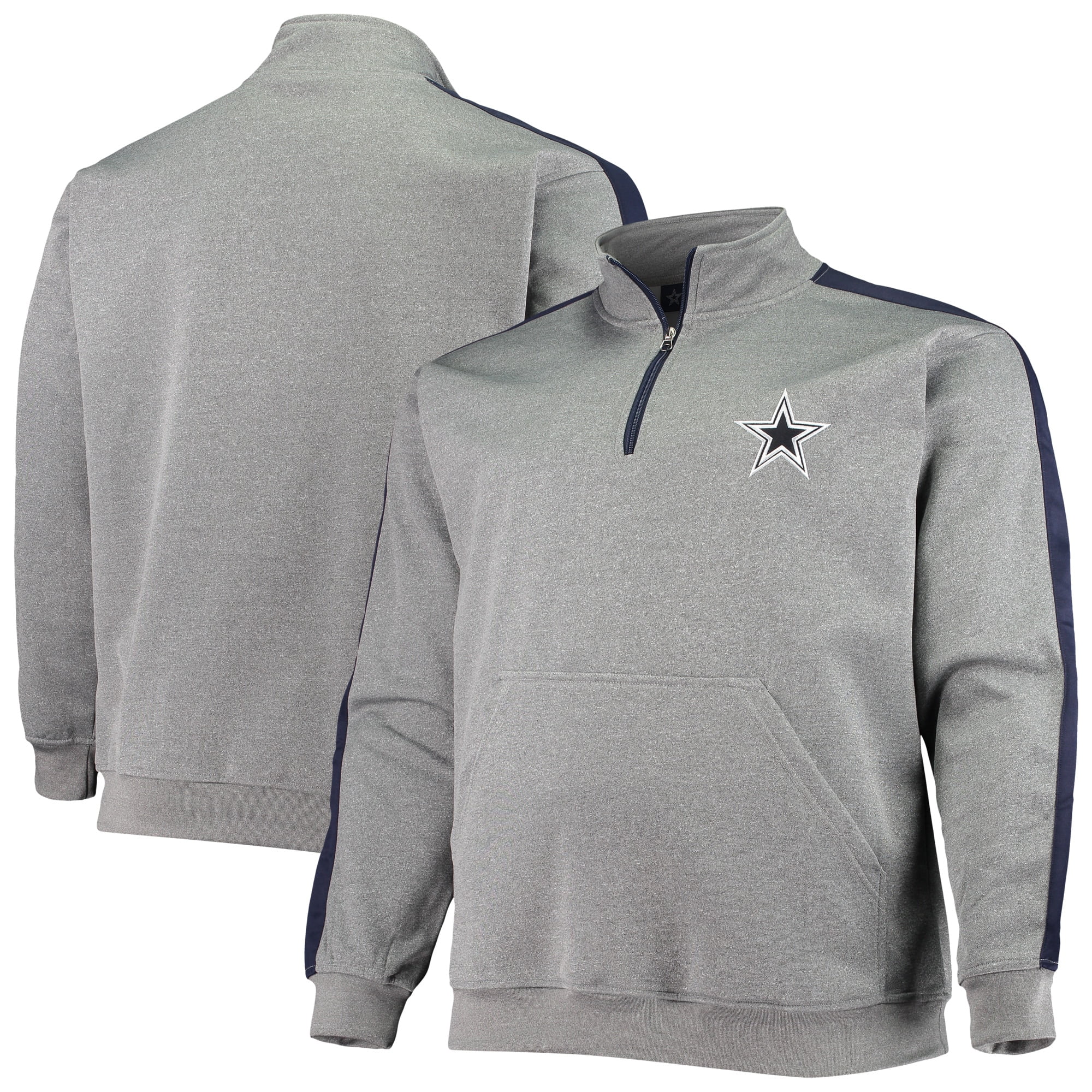 dallas cowboys quarter zip sweatshirt