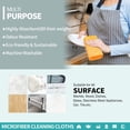 thumbnail image 6 of Bxaolu Dish Cloths (10 Pack) | 12" x 12" | Microfiber Kitchen Towels for Washing Dishes | Soft, Highly Absorbent Durable Dish Towels for Kitchen, Yellow, 6 of 8