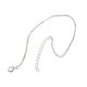 thumbnail image 1 of Jumpingount Tobillera exquisita pulseras de tobillo resistentes al desgaste accesorio de moda tobilleras de mujer adornos regalos del Día de San Valentín Ropa, zapatos y accesorios Miscelánea Plata Jumpingount AP009290-02, 1 of 6