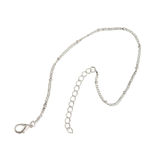 Jumpingount Tobillera exquisita pulseras de tobillo resistentes al desgaste accesorio de moda tobilleras de mujer adornos regalos del Día de San Valentín Ropa, zapatos y accesorios Miscelánea Plata Jumpingount AP009290-02
