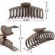 thumbnail image 4 of Extra Large Claw Clips for Thick Hair, 5.25 lnch Strong Hold Hair Clips for Women, Extremely Big Hair Claw Clips for Women and Girls, Matte Claw Clips, Neutral Hair Clamps, 4 Pack, 4 of 5