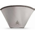 thumbnail image 3 of VSSL Nest Filtre à Café en Maille d'Acier Inoxydable Réutilisable #1, Transportable et Compact, Parfait pour le Camping, la Randonnée, l'Aventure, le Voyage, Écologique, Compatible avec Tout Système à Cône pour Infusion Manuelle, Lot de 1, 3 of 5