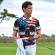 thumbnail image 3 of Fotbe American Flag Skull Camiseta Polo de Golf para Hombre con Estampado – Camisa Deportiva Transpirable con Cuello Abotonado-Medium, 3 of 6