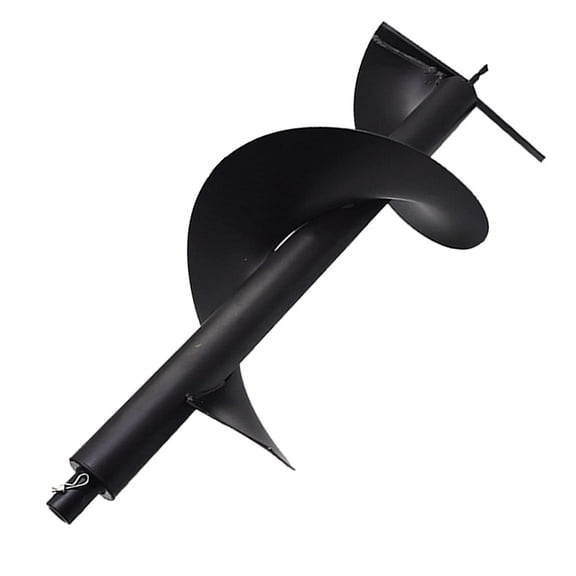 EPOTOOR 12 Inch Earth Auger Drill Bits for Planting, 12 x 31.5 Gasoline Engine Auger Post Hole Digger Drill Bits, Bulb Planter Tool with 3/4 Shaft