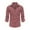 Pink, variant on Aueoeo Mens T-Shirts, Men's Button Up Dress Shirt Casual Solid Color Lapel Long Sleeve Blouse Work Shirt