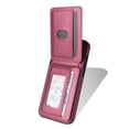 thumbnail image 5 of Compatible With iPhone 16 Magnetic Detachable Wallet Case,PU Leather Back Flip Kickstand,[Compatible With Magsafe],With Card Slots,Shockproof Rugged Phone Case Cover,Red, 5 of 9