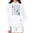 thumbnail image 4 of Women's G-III 4Her by Carl Banks  White Seattle Mariners Love Graphic Fleece Hoodie, 4 of 5