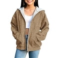 thumbnail image 5 of Girls Full Zip Up Hoodies Leopard Pattern Casual Jacket Kids Long Sleeve Hoodies with Pockets, 5 of 5